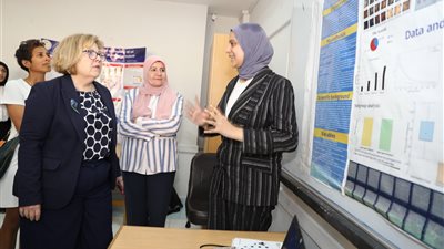 تفاصيل زيارة مساعدة وزير الخارجية الأمريكية لمدرسةStem بالمعادى (صور)