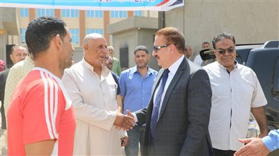 جولة ميدانية موسعة لمحافظ المنوفية بمركز ومدينة بركة السبع