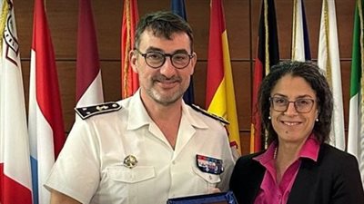 ستيفاني خوري تزور مقر العملية البحرية “إيريني” في روما