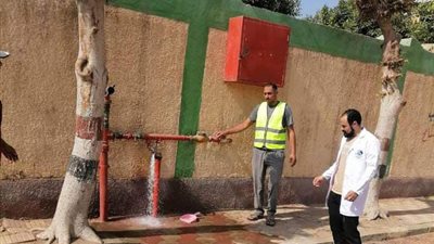 لجنة هندسية لمعاينة معهد دنوشر الأزهري عقب سقوط 3 تلاميذ من الطابق الرابع