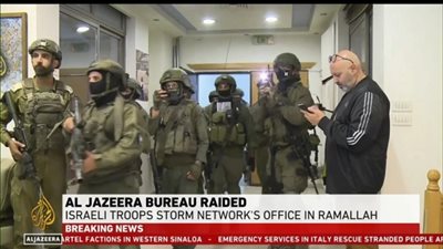 إسرائيل تغلق مكتب الجزيرة في رام الله بالضفة الغربية