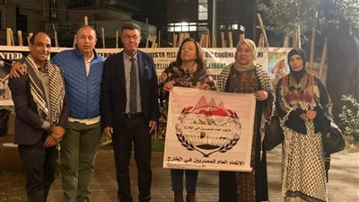الاتحاد العام للمصريين في الخارج يشارك بمهرجان الثقافة الفلسطينية الخامس بروما (صور)
