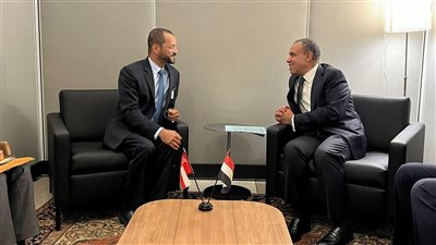 وزير الخارجية يجتمع مع نظيره العماني بالأمم المتحدة