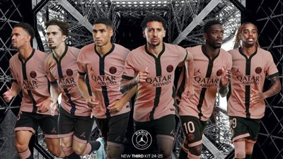 باريس سان جيرمان يكشف عن قميصه الثالث للموسم الحالي 