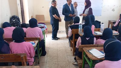 مدير «تعليم الجيزة» يتفقد مدارس إدارة البدرشين التعليمية (صور)