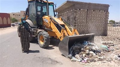 حملة نظافة موسعة بشوارع الزينية شمال الأقصر 