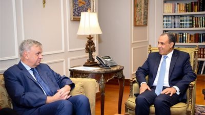 وزير الخارجية يستقبل المدير التنفيذي للغرفة الألمانية العربية للصناعة والتجارة