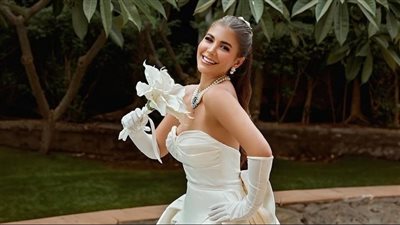 بفستان زفاف جديد.. ملك قورة تكشف حقيقة زواجها