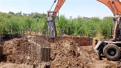 حملة مكبرة لإزالة التعديات على الأراضي الزراعية في الأقصر (صور)