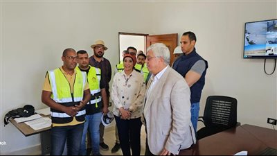 وزير التعليم العالي يتفقد المشروعات الإنشائية بجامعة الأقصر (صور)