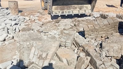 الأقصر تواصل شن حملات إزالة التعديات على الأراضي الزراعية (صور)