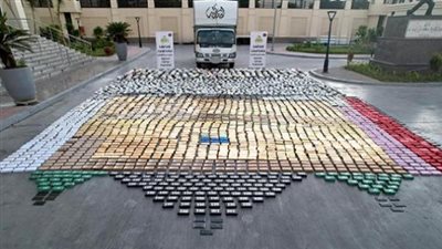 قيمتها ربع مليار جنيه.. محاولة تهريب أكبر شحنة مخدارت عبر قناة السويس|صور