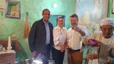 رئيسة وزراء الدنمارك تجرى زيارة سياحية لمحافظة الأقصر