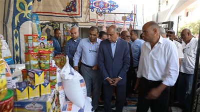 محافظ المنيا يفتتح المعرض الدائم لبيع السلع الغذائية ضمن مبادرة بداية