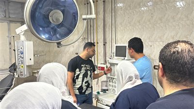 جولة مفاجئة لمسؤول كبير بصحة المنوفية على مستشفيات منوف العام وبركة السبع المركزي