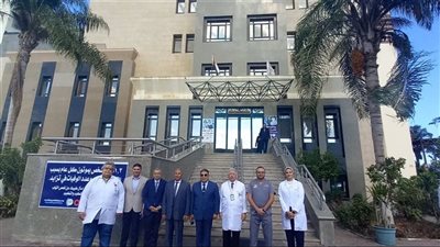لأول مرة.. محافظ الدقهلية يزور مستشفى ومعهد الكبد في شربين