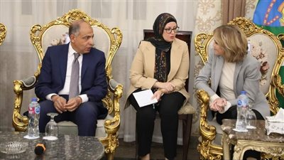 محافظ المنيا يستقبل وفد منظمة الفاو لإطلاق مشروع تحسين الوضع الاجتماعي والاقتصادي المنيا يستقبل وفدمنظمة الفاولإطلاق مشروع تحسين الوضع الاجتماعي والاقتصادي والأمن الغذائي
