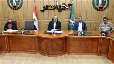 اجتماع هام بمحافظة المنوفية بخصوص مشروعات حياة كريمة بقرى مركزي أشمون والشهداء