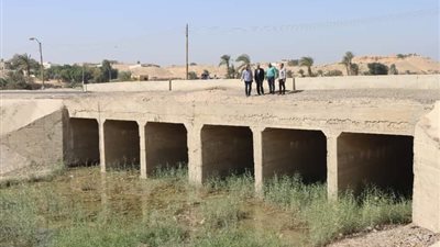 تفقد مخر السيل وبحيرات التجميع استعدادا لموسم الأمطار ببنى سويف