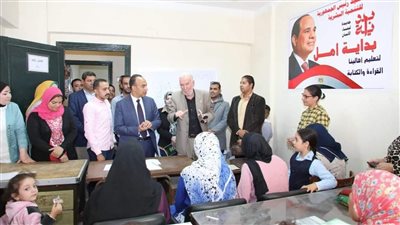 محافظ المنيا: «بداية أمل» تجربة رائدة لمحو أمية أبناء قرى المحافظة