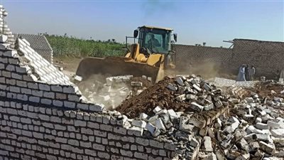 إزالة 102 حالة تعد ضمن المرحلة الأولى من الموجة الـ24 في أسوان