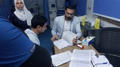 جولة مفاجئة لمسؤولين بصحة المنوفية على مستشفى منوف العام