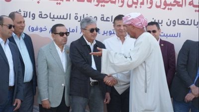 وزيرا السياحة والآثار والزراعة يطلقان البرنامج الوطني لرعاية وحماية الخيول والإبل والحيوانات الأليفة بالمناطق الأثرية
