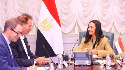 وزيرة التضامن تجتمع بوفد من وزارة التعاون الاقتصادي والتنمية الألمانية 