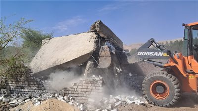 حملة لاسترداد أراضي أملاك الدولة بالأقصر 