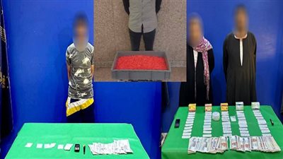 راكب بميناء القاهرة الجوى يقود الداخلية لضبط عصابة تهريب المواد المخدرة للخارج|صور