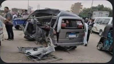 مصرع وإصابة 5 أشخاص في حادث خطير بمدينة بدر