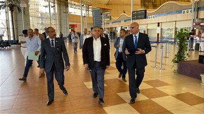 جولة تفقدية للجنة العليا للتفتيش الأمني والبيئي في مطار شرم الشيخ الدولي 