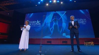 الوقوف دقيقة حداد على روح حسن يوسف ومصطفى فهمي بختام مهرجان الجونة السينمائي 