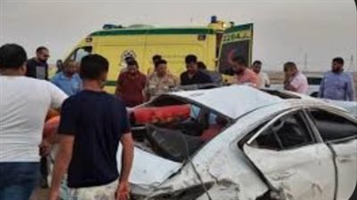 مصرع وإصابة 4 أشخاص في حادث بشع أعلى الطريق الدائري بإمبابة 