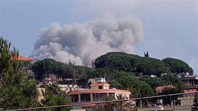 إسرائيل تقصف بلدة رئيس مجلس النواب اللبناني