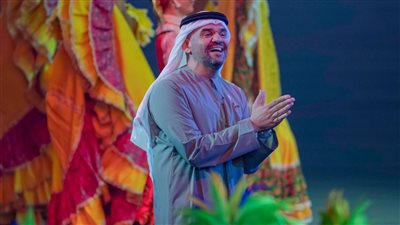 حسين الجسمي يبدع في حفل افتتاح بطولة أبوظبي العالمية.. صور