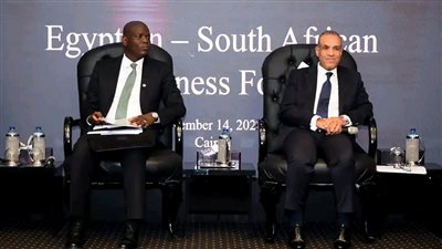 وزيرا خارجية مصر وجنوب إفريقيا يشاركان بمنتدى الأعمال المشترك المصري الجنوب أفريقي 