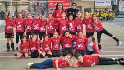 ياسمين إبراهيم تقود فتيات الأهلي للفوز على الطيران في دوري براعم الطائرة