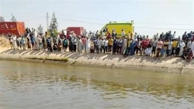 انتشال 3 جثث من ترعة الإبراهيمية في حادث انقلاب ميكروباص الموت 