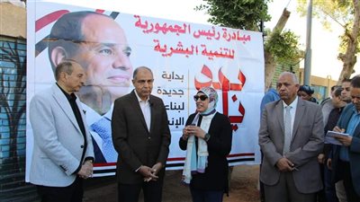 ضمن فعاليات «بداية».. محافظ المنيا يفتتح مدرسة وحدة نواي الإبتدائية بملوي