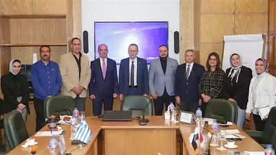 جمعية رجال أعمال إسكندرية تبحث مع مفوض الشؤون التجارية والاقتصادية بسفارة اليونان تعزيز التعاون