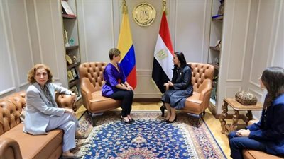 وزيرة التضامن تستقبل السيدة الأولى لجمهورية كولومبيا.. فماذا جرى؟