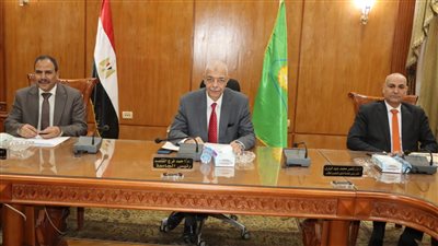 اجتماع هام لرئيس جامعة المنوفية بمجلس إدارة ضمان الجودة بالجامعة