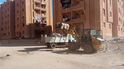 حملة مكبرة لمتابعة أعمال النظافة ورفع القمامة بأسوان 