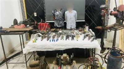 ضبط 34 قضية سلاح نارى فى حملات أمنية بـ3 محافظات