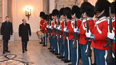 السيسي أول رئيس دولة من خارج أوروبا يحظى باستقبال رسمي من ملك الدنمارك