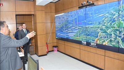 محافظ الدقهلية يتفقد أعمال المركز التكنولوجى وعددا من إدارات الديوان العام