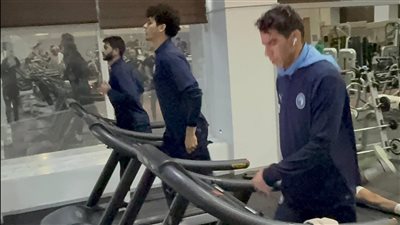 تدريبات خاصة في الجيم وحمام السباحة للاعبي بيراميدز استعدادا لمواجهة الترجي التونسي 