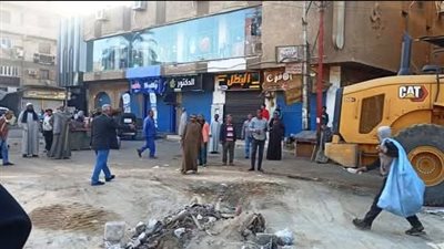 حملات فى سوق كوم أمبو بأسوان تسفر عن مخالفات بالجملة