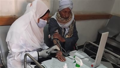 وكيل الصحة: فحص 718 حالة خلال قافلة طبية في الأقصر (صور)